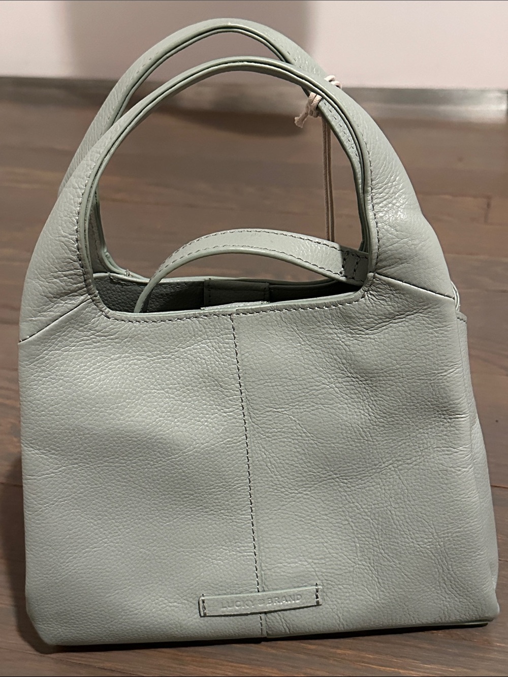 Lucky Brand Sue Leather Crossbody Shoulder Bag SAGE CRYSTAL